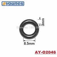 free shipping 100pieces rubber oring seals odcs14 5mm 3mm for fuel injection repair kits replace auto partsay o2046 8 53mm