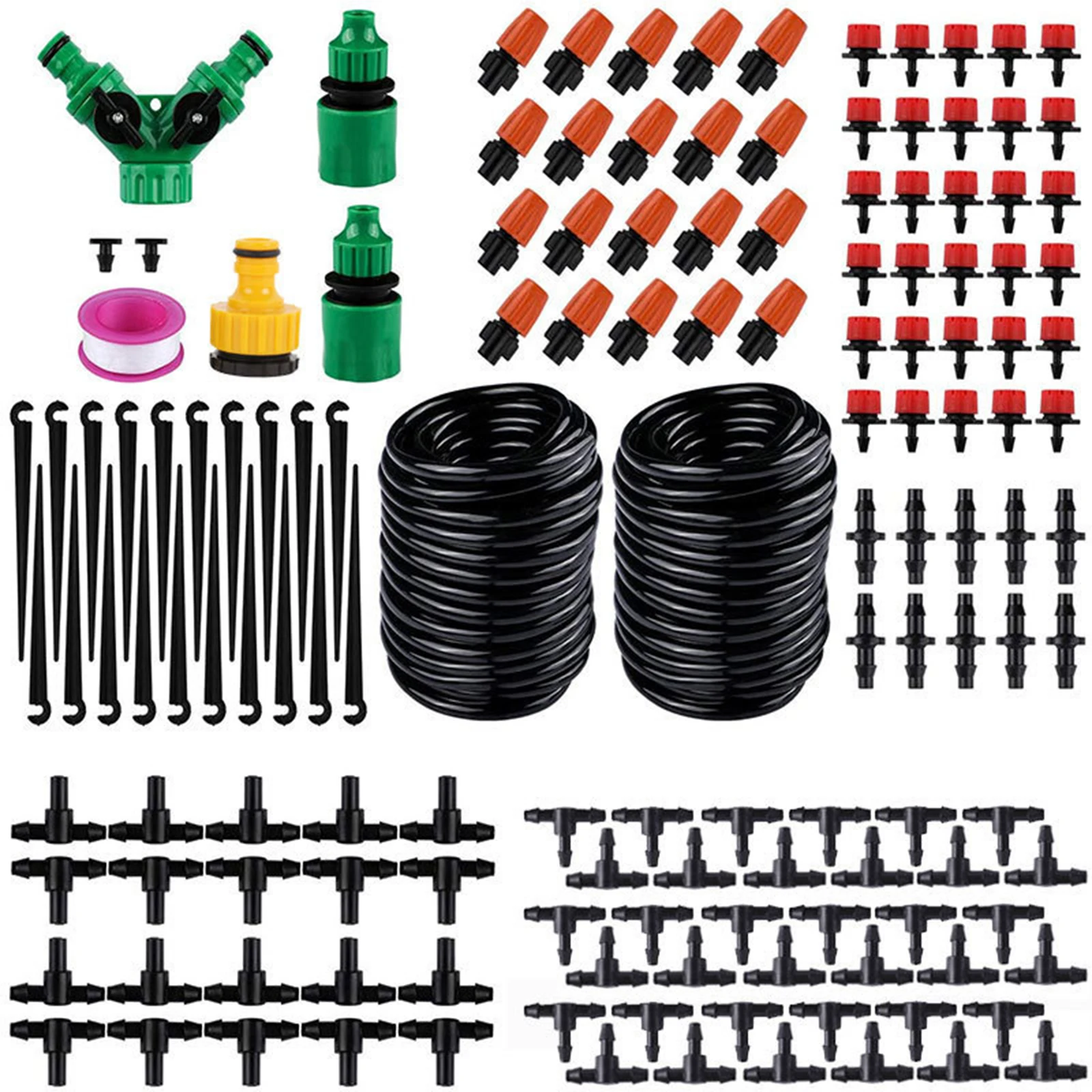 

149pcs Mist Cooling Automatic Irrigation System Automatic Irrigation Equipment Set for Gardening Patio Lawn WWO66