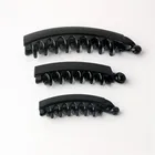 Летние женские аксессуары для волос заколка для волос в форме банана для леди из экологически безопасных материалов Abs зубцов Краб для завивка волос заколка для волос для девочек, комплект из 2 предметов