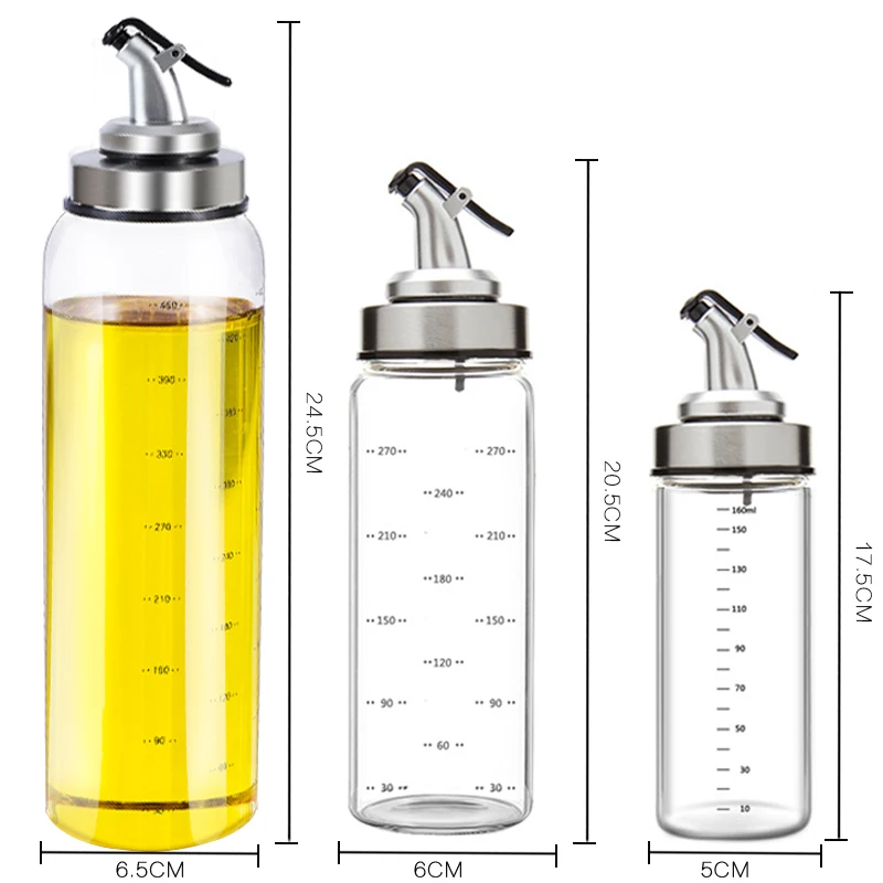 

New Oil Spray Cooking Seasoning Bottle Olive Oil Bottle Dispenser Sauce Storage Bottles Vinegar Creative Kitchen Tool Accessorie