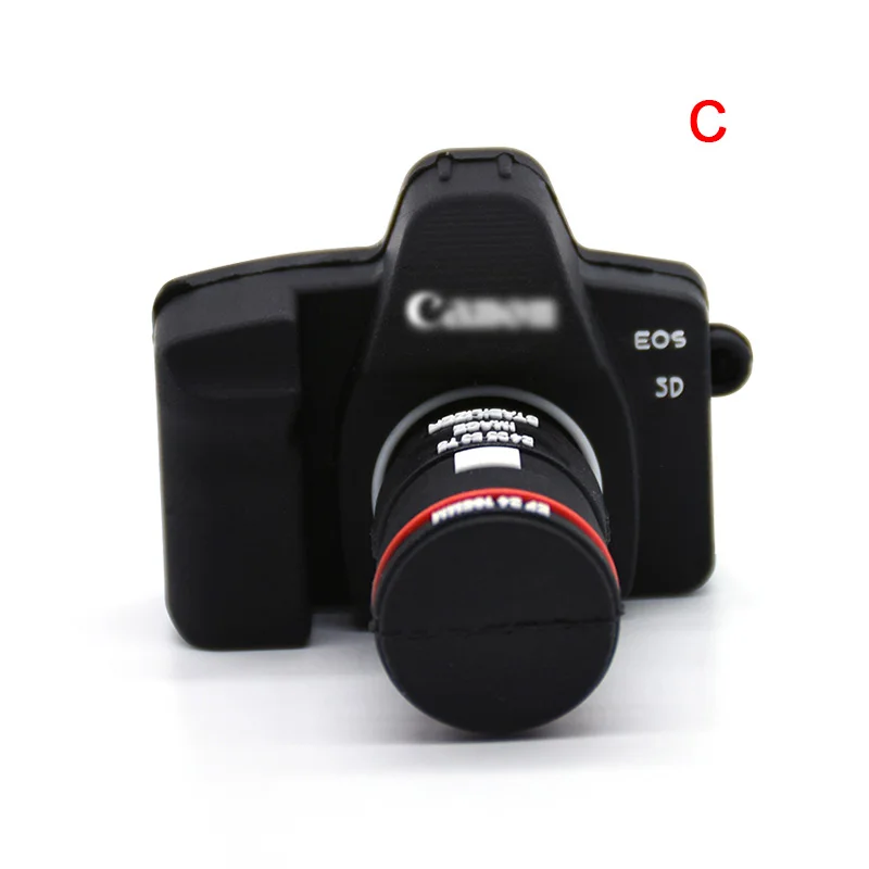 C Флешка, 128 ГБ, камера, USB флеш-накопитель, 8 ГБ, 16 ГБ, 32 ГБ, 64 ГБ, USB флешка, запоминающая память, USB, классический ключ, большой палец, u-диск, креативный школьный подарок - Цвет: C