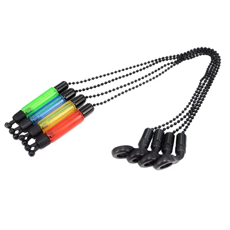 

1 Set Carp Fishing Bite Alarm Hangers Swinger Illuminated Drop Off Chain Indicator