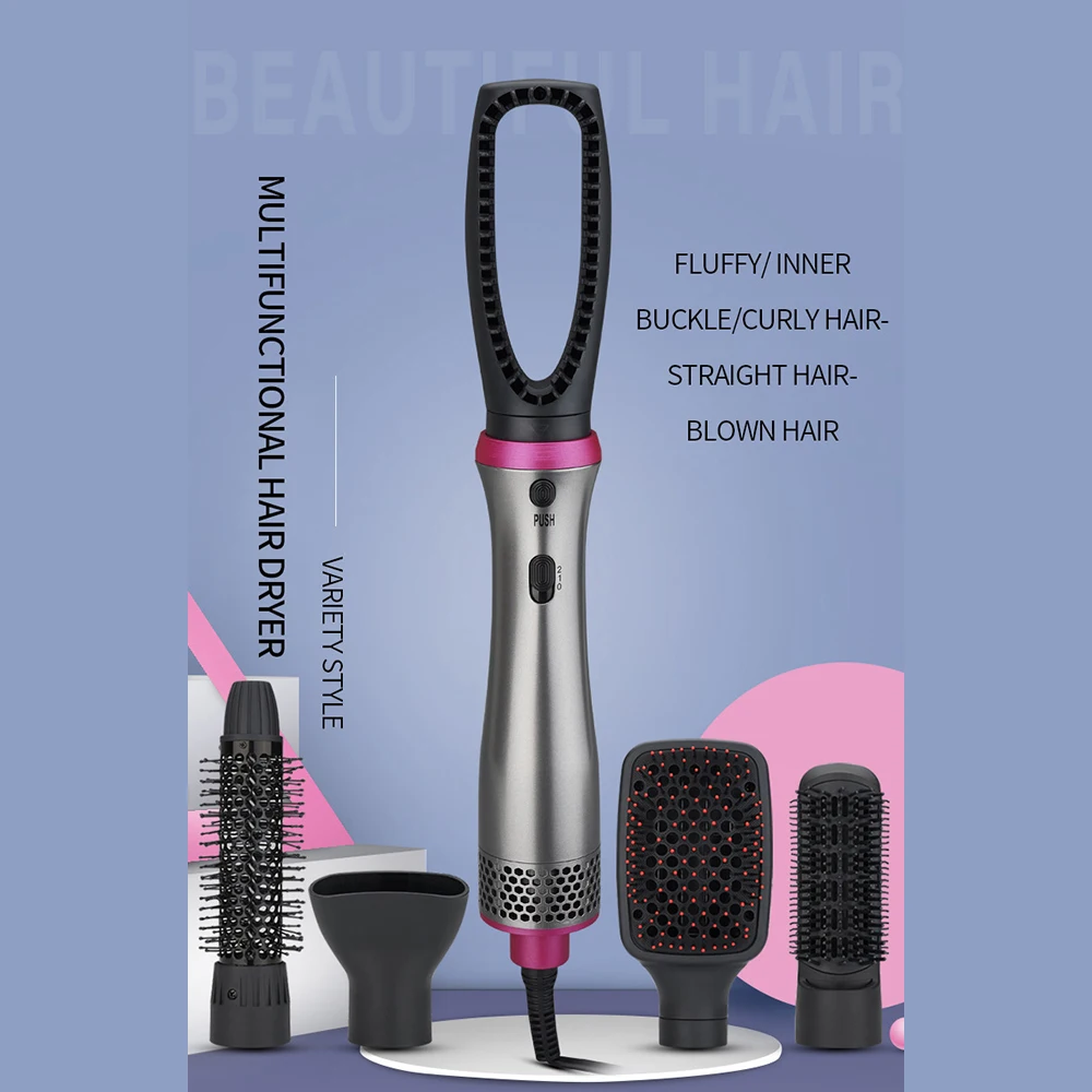 5 в 1 выпрямитель для волос с отрицательными ионами щетка завивки уменьшает