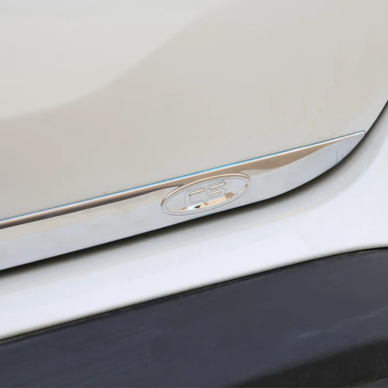 

FOR Citroen c5 aircross trunk decoration bright strip aircross c5 modified special trim strip tail box trim strip