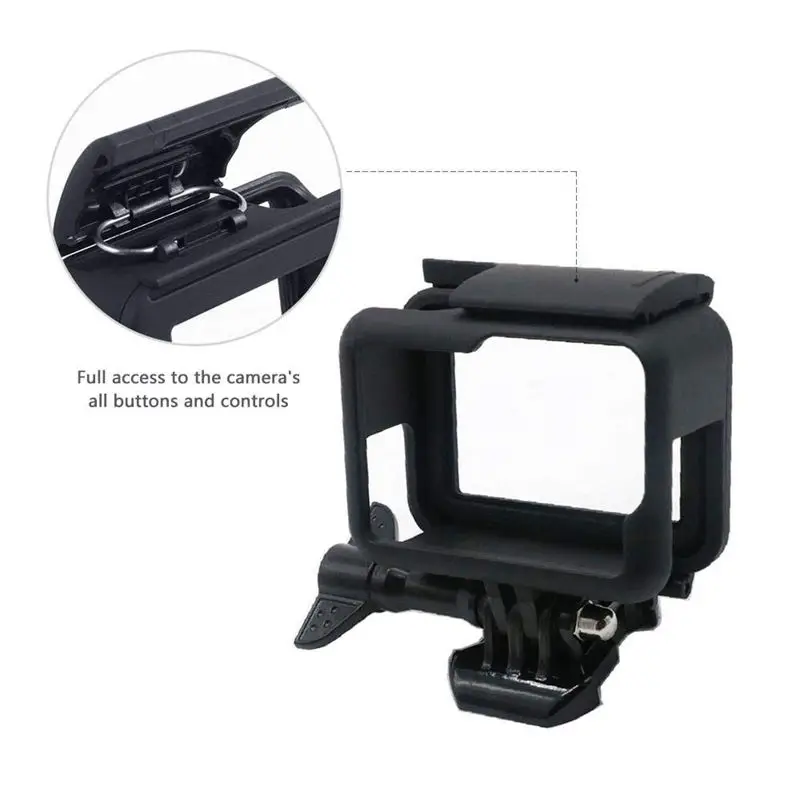 Защитная рамка чехол + Ветровое стекло Крышка для Gopro Hero 7/6/5/Hero Hd Корпус границы