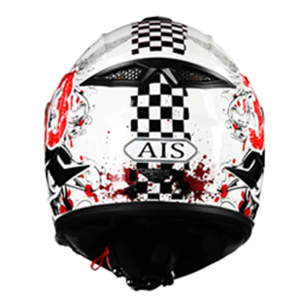 AIS мотоциклетный шлем Casco Moto крест Мото Capacete мото полный лицо шлемы скутер двойной