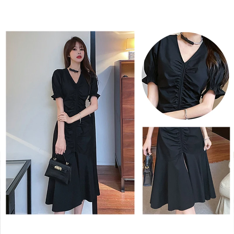 

Ciyesay elegant dresses for women 2021 korean fashion casual dress female clothing long dress sexy dress Vintage dress