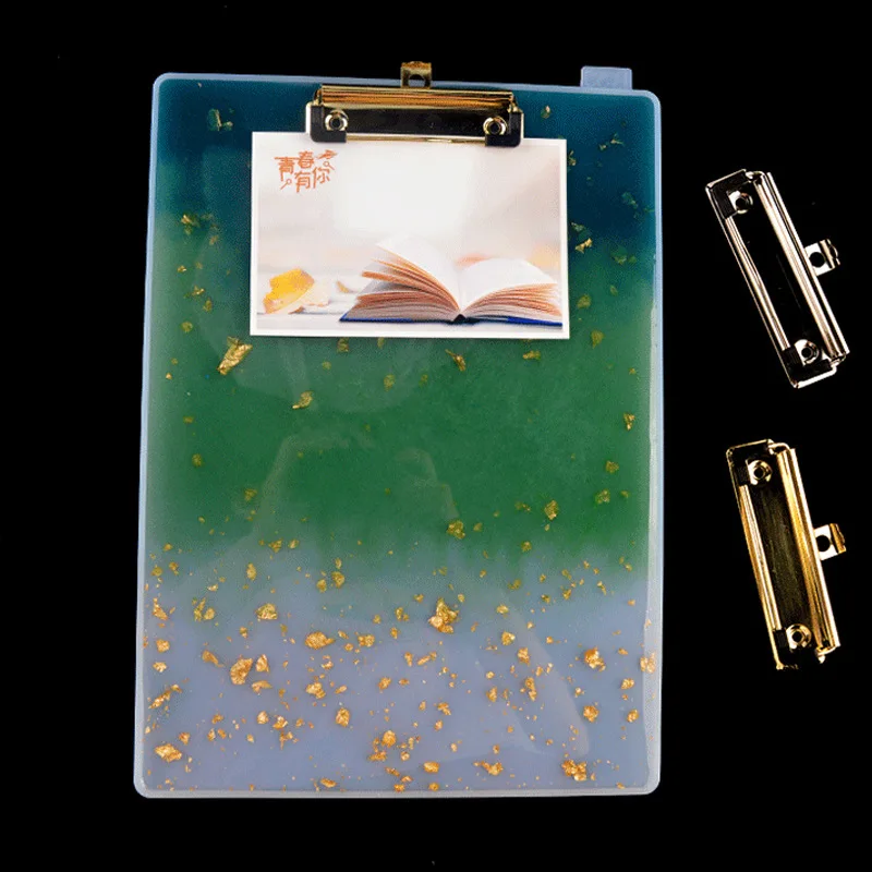 

New DIY Folder Artboard Resin Mold Crystal Epoxy Resin Drawing Board Mirror Silicone Mold for Resin for Wholesale