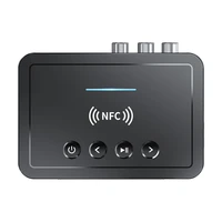 3 in 1 wireless 5 0 receiver compact transmitter fm stereo aux 3 5mm port rca optical wireless handsfree audio adapter tv