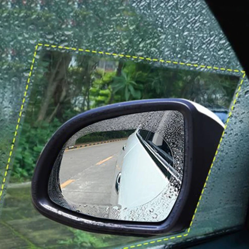 

Bathroom Vanity Mirror Anti-Fog Film Waterproof Steam Anti-Fogging Glass Patch Clear Protective Sticker for Home Shower Room Toi