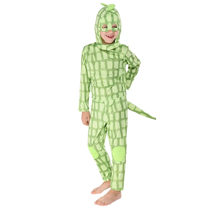 Детский костюм на Хэллоуин Хамелеона ящерицы для мальчиков животного