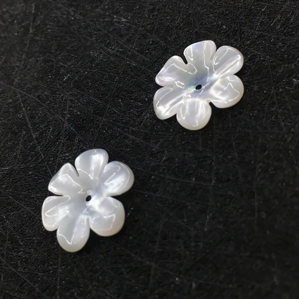 Натуральная белая тарелка ракушка резьба шесть лепестков цветок сделай сам