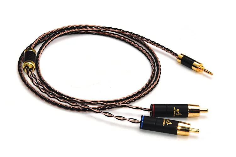 Hifi 2 5 мм TRRS сбалансированный до RCA кабель для Astell & Kern AK100II AK120II AK240 AK380 AK320 DP-X1 |