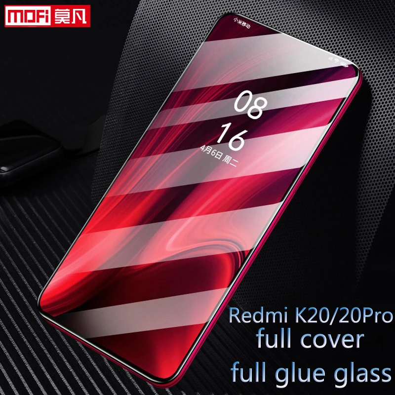 Защита экрана для xiaomi redmi k20 pro, закаленное стекло, полное покрытие, 2.5D Mofi, оригинальная ультратонкая защитная пленка redmi k20 pro