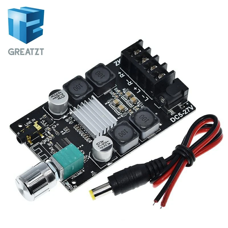 Плата цифрового усилителя мощности GREATZT HIFI stereo Bluetooth 5 0 TPA3116 50WX2 усилитель звука