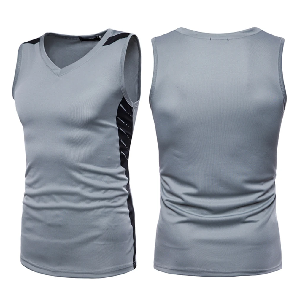 Мужская дышащая футболка без рукавов для отдыха на весну и лето Спортивная