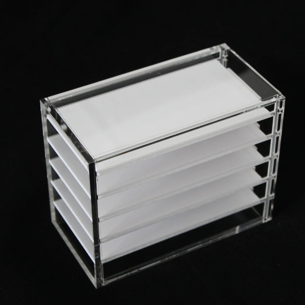 New 5 Layers Acrylic Pallet False Eyelashes Storage Box Lash Extension Display Rack | Красота и здоровье