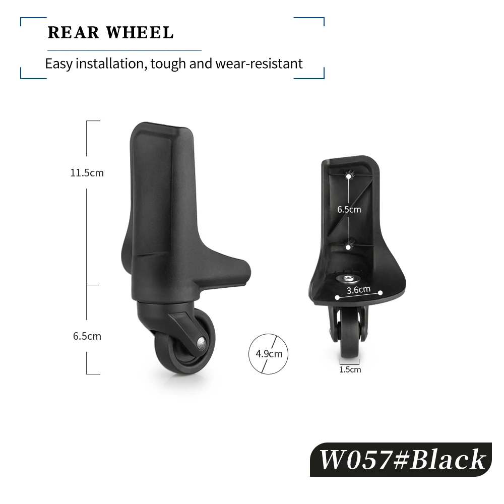 Luggage trolley luggage wheel Compatible with Aihya Sni  accessories wheel repair password travel luggage pulley suitcase