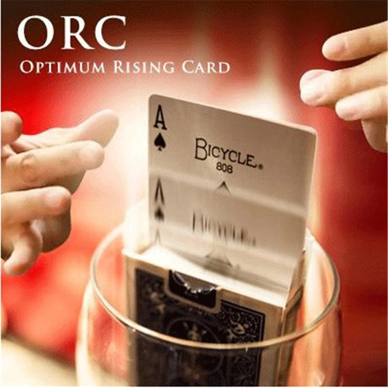 O.R.C. (Rising Card) Волшебные трюки маг конечной кольцо карты Magie крупным планом иллюзия