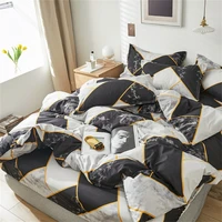 fashion bedding set fitted sheet duvet cover pillowcase child kids home textile adult bedclothes all around elastic bed linens