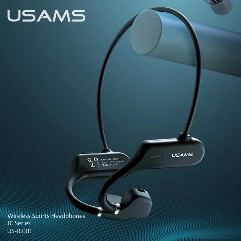 Наушники USAMS с Bluetooth 5 0 водонепроницаемые спортивные стереонаушники шейным