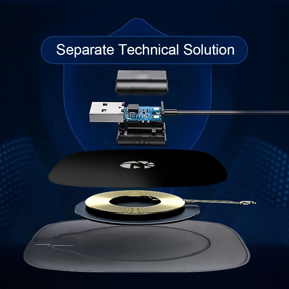 Водонепроницаемый Qi Быстрое беспроводное зарядное устройство зарядного