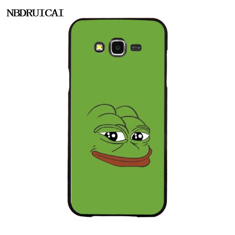 NBDRUICAI kermit лягушка мем черный ТПУ мягкий резиновый чехол для телефона Samsung Galaxy J7 J8 J3