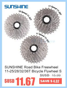 SUNSHINE 11-36T 10 скоростей MTB горный велосипед кассета маховик звездочки совместимы с SHIMANO m590 m610 m675 m780 X7