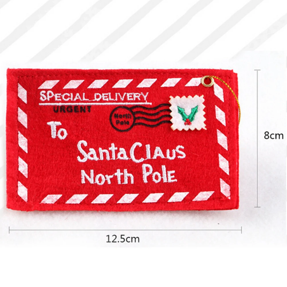 

New Year 1pc red green Santa Claus Christmas Envelope Christmas Cards Candy Bag christmas decorations for home