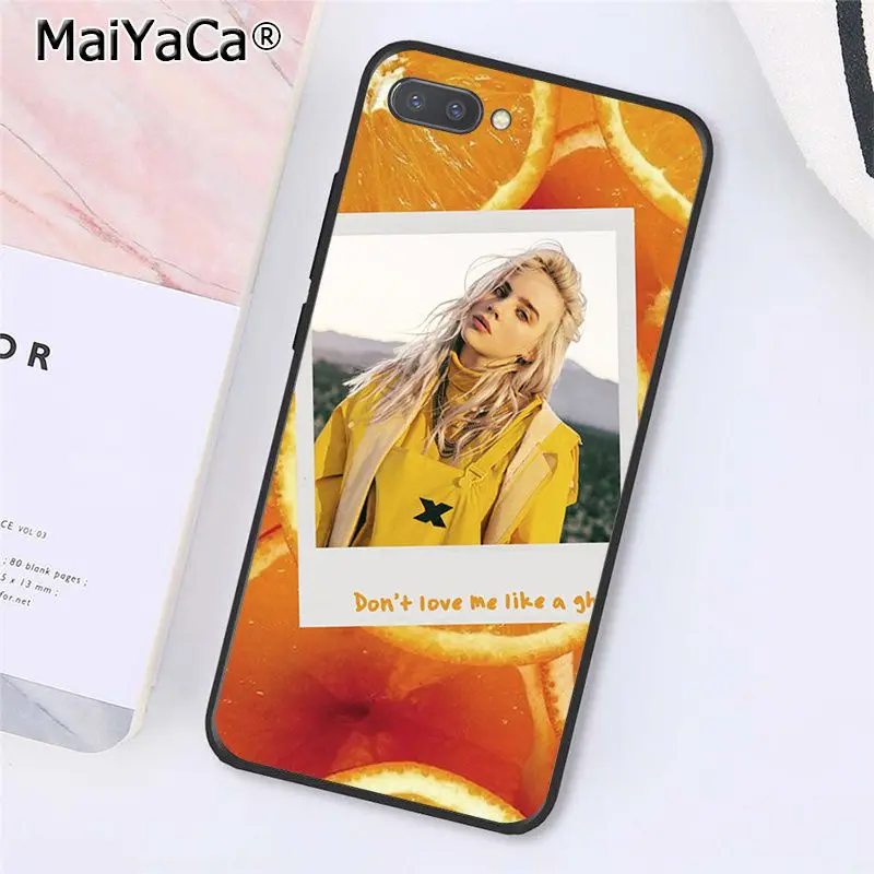 MaiYaCa музыка певица звезда Billie Eilish чехол для телефона для huawei смартфона Honor 8X9 10 20 Lite 7A 5A 7C 10i 20i View20