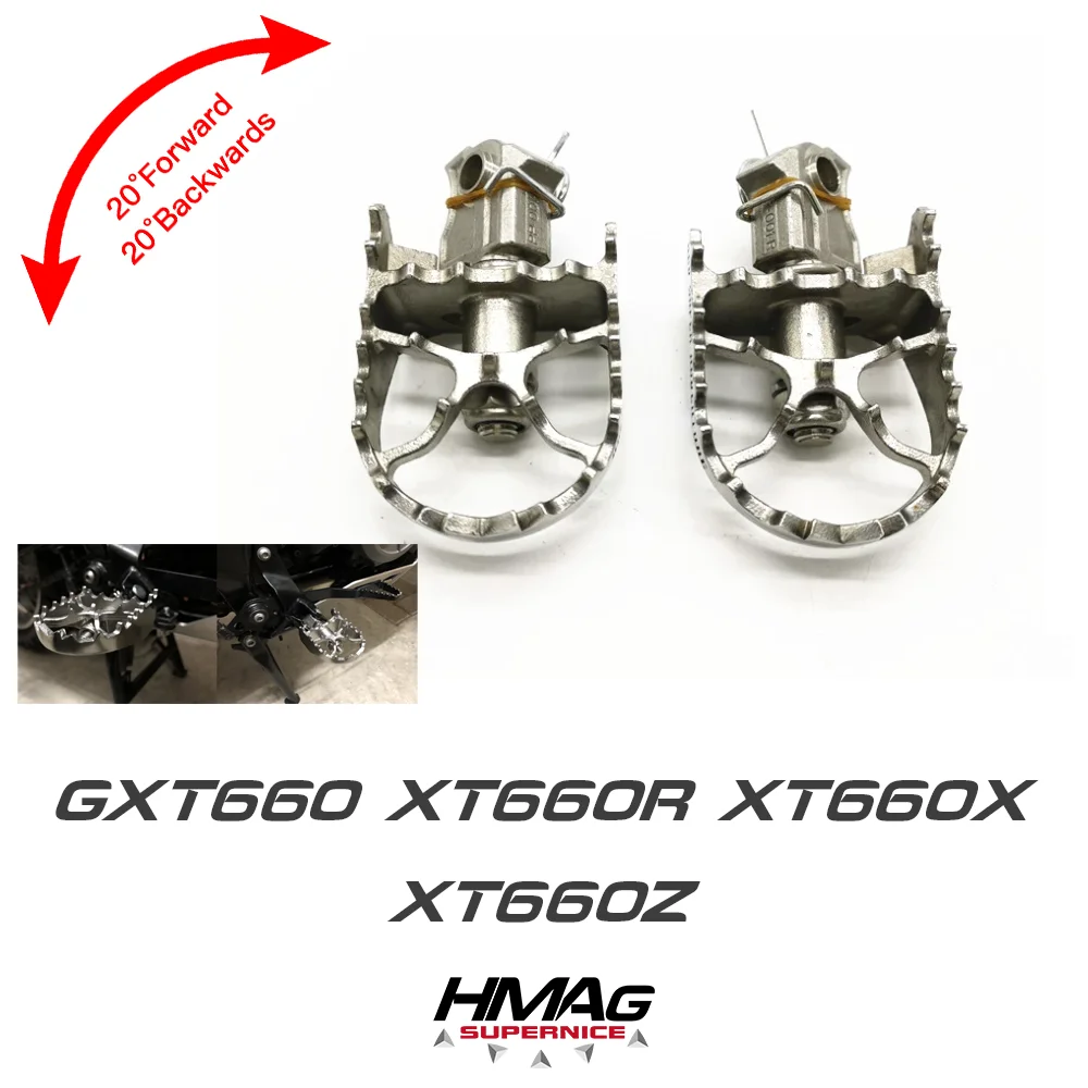

Для YAMAHA XT660 XT660R XT660X XT660Z аксессуары для мотоциклов Передние Подножки для ног Peg