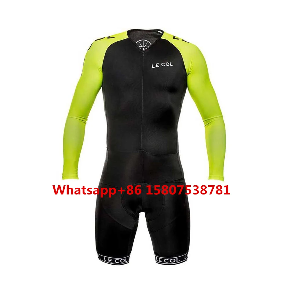 2019 LE COL skinsuit Aero велосипедная майка ciclismo с длинным рукавом для триатлона мужской