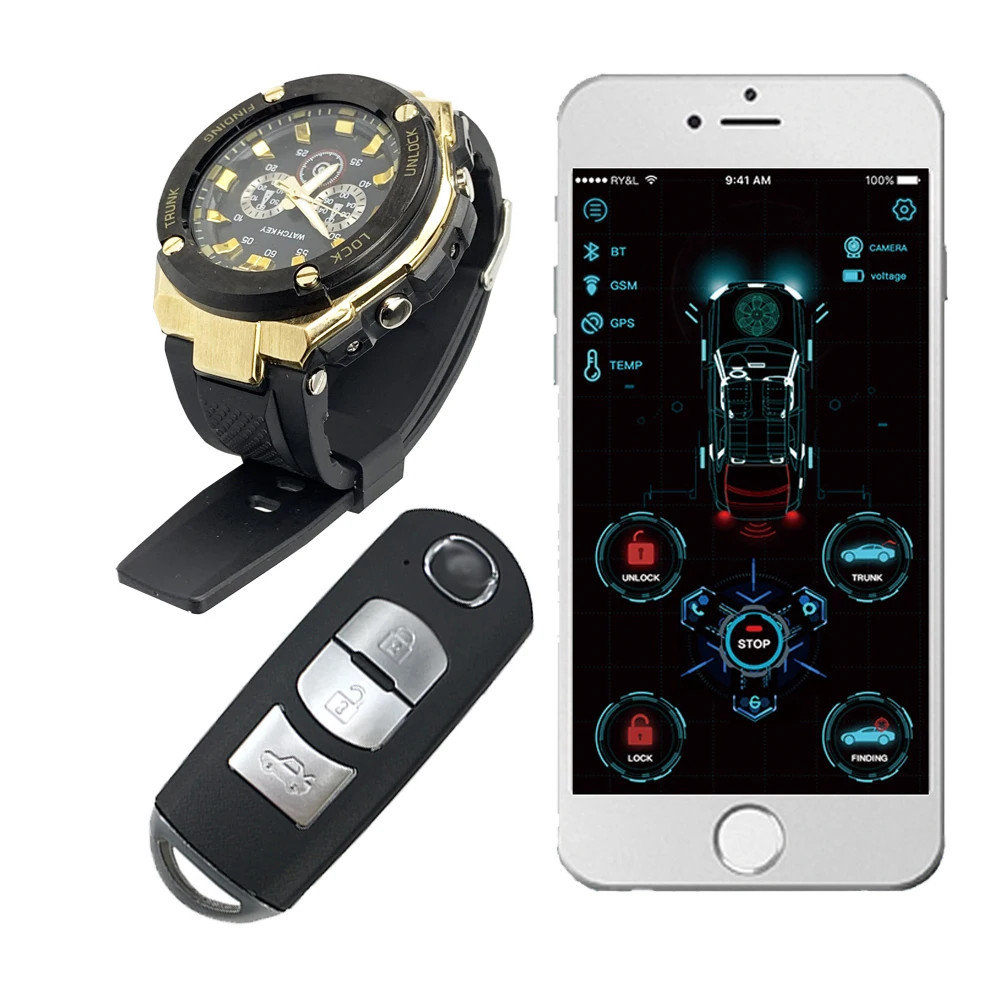 

Drop Shipping KOL Cardot Watch Key Car Alarm Mobile Phone Control Buy Sale Spare Car Parts for American Ford