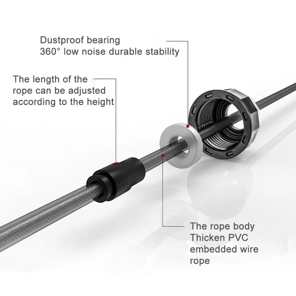 Не запутывающаяся с шарикоподшипниками быстрая скорость Скакалка для кроссфита