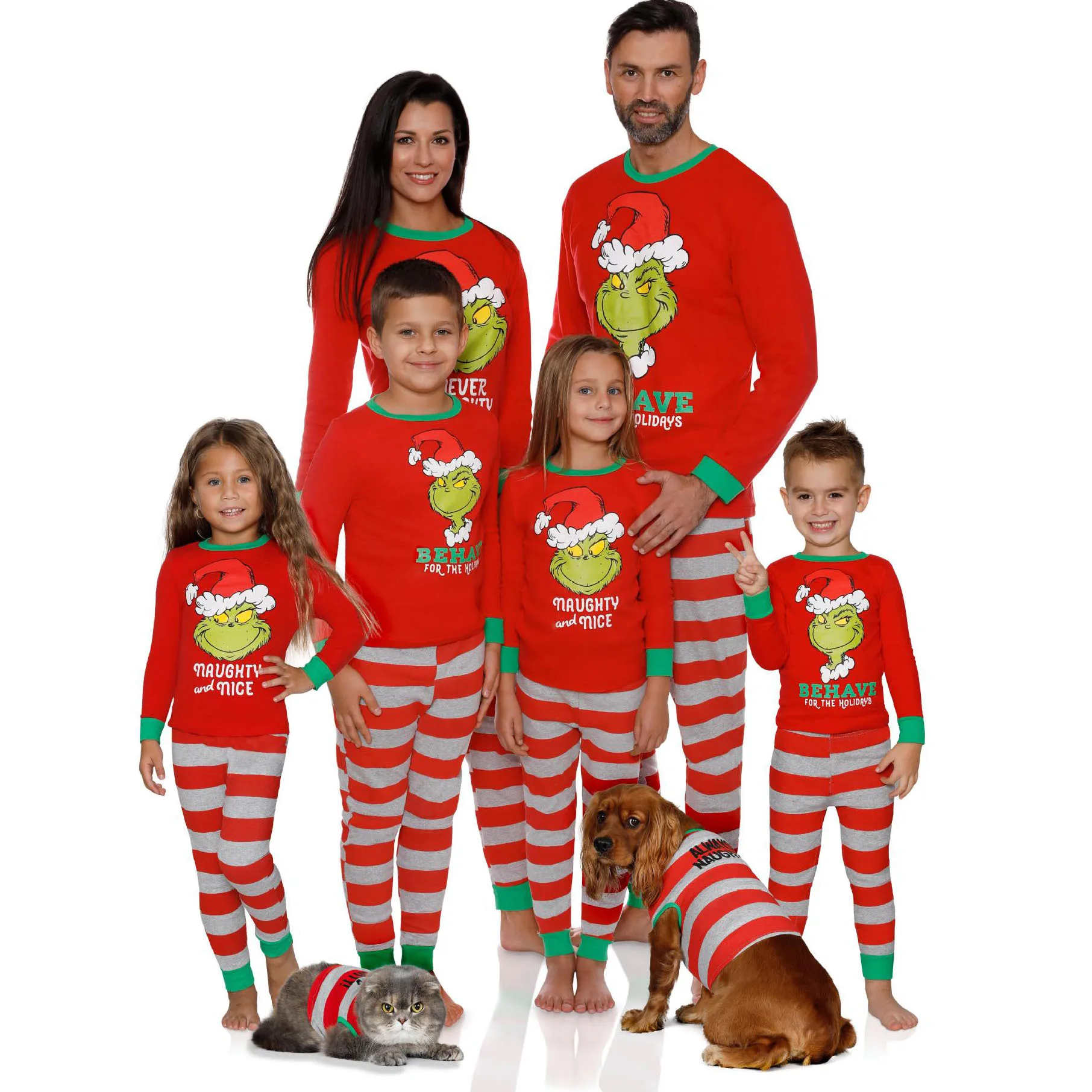 

Christmas 2020 Family Matching Pajamas PJs Sets Kids Adult Xmas Sleepwear Nightwear Clothing family casual Santa clothes Set