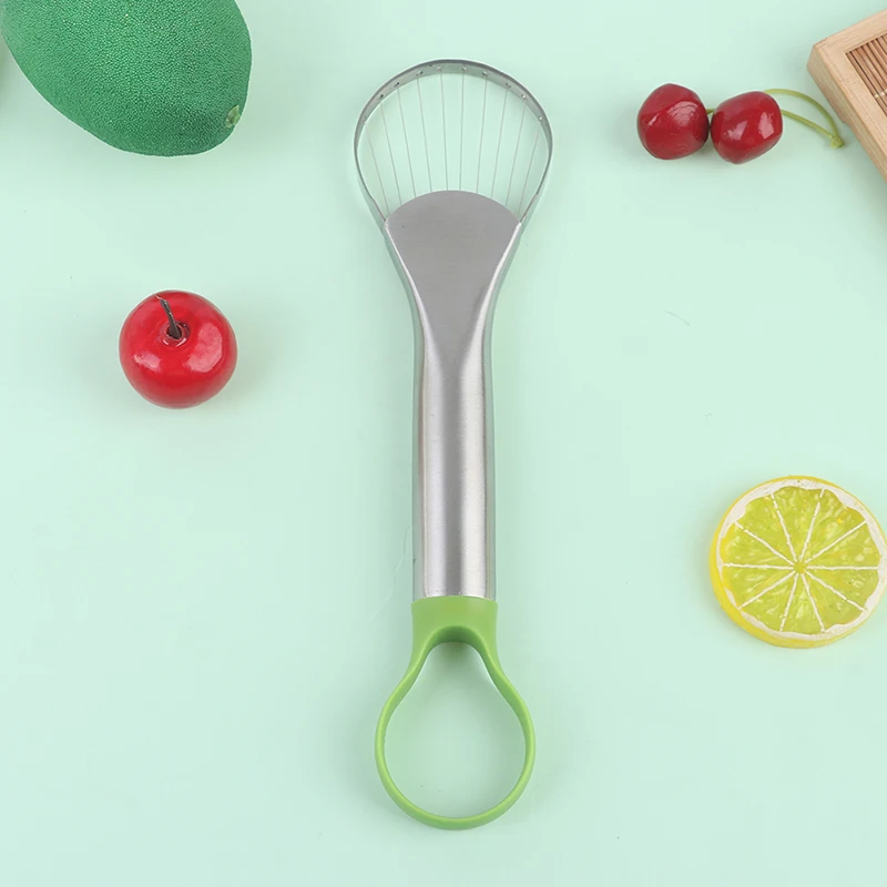 2 в 1 авокадо Slicer Ши нож для удаления сердцевины и нарезания масло Фруктовый резак