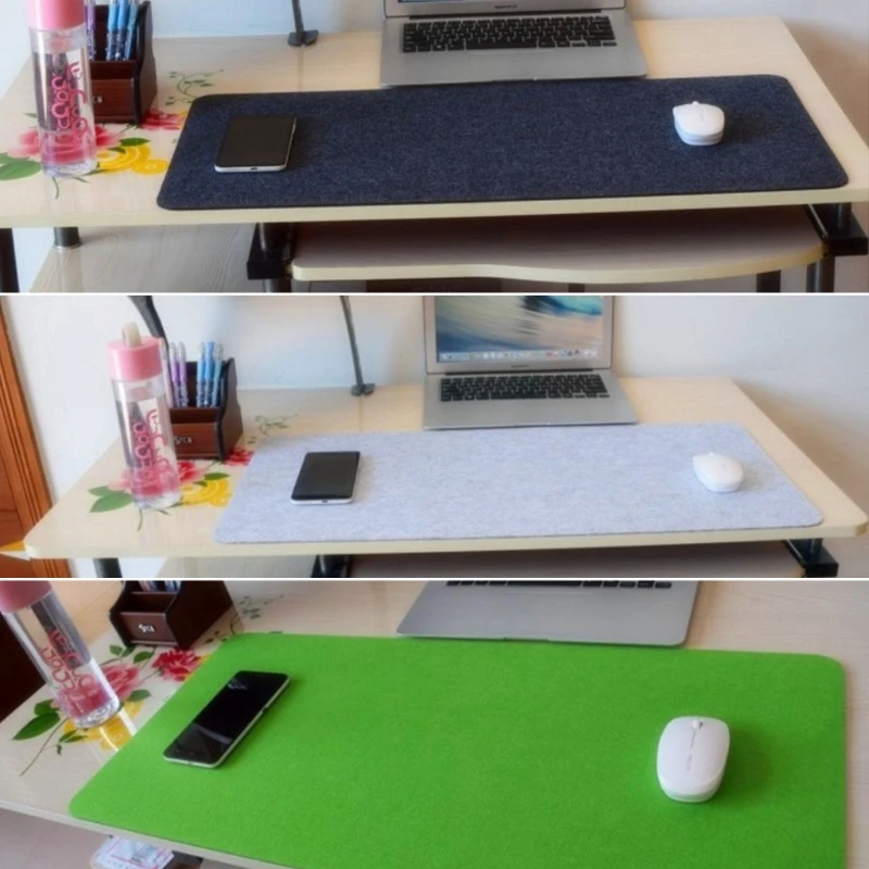 

Large Felt Cloth Mouse Pad Non-slip Mouse Pad Mouse Mat for Office desk pad R9CB