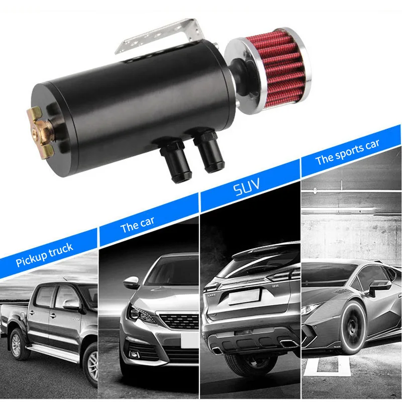 Универсальный маслоприемник резервуар для топлива с дыхательным фильтром 300 мл