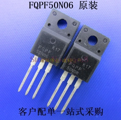 10 шт./лот FQPF50N06 50N06 TO-220F | Электронные компоненты и принадлежности