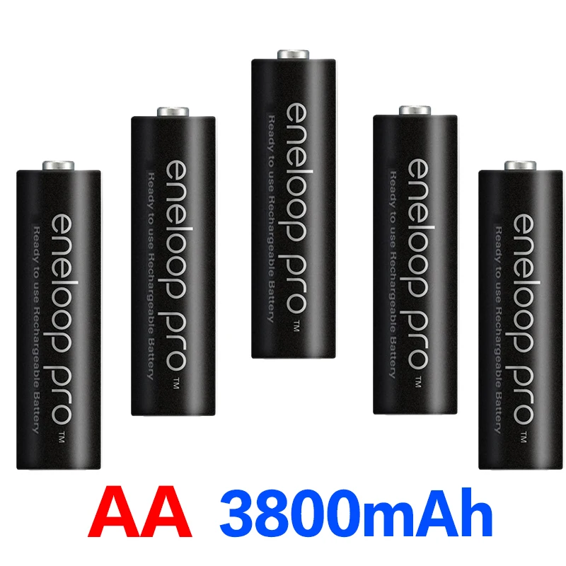 4 шт. Оригинальная батарея Pro AA 3800mAh 1 2 V Ni-MH камера игрушка-фонарик перезаряжаемые