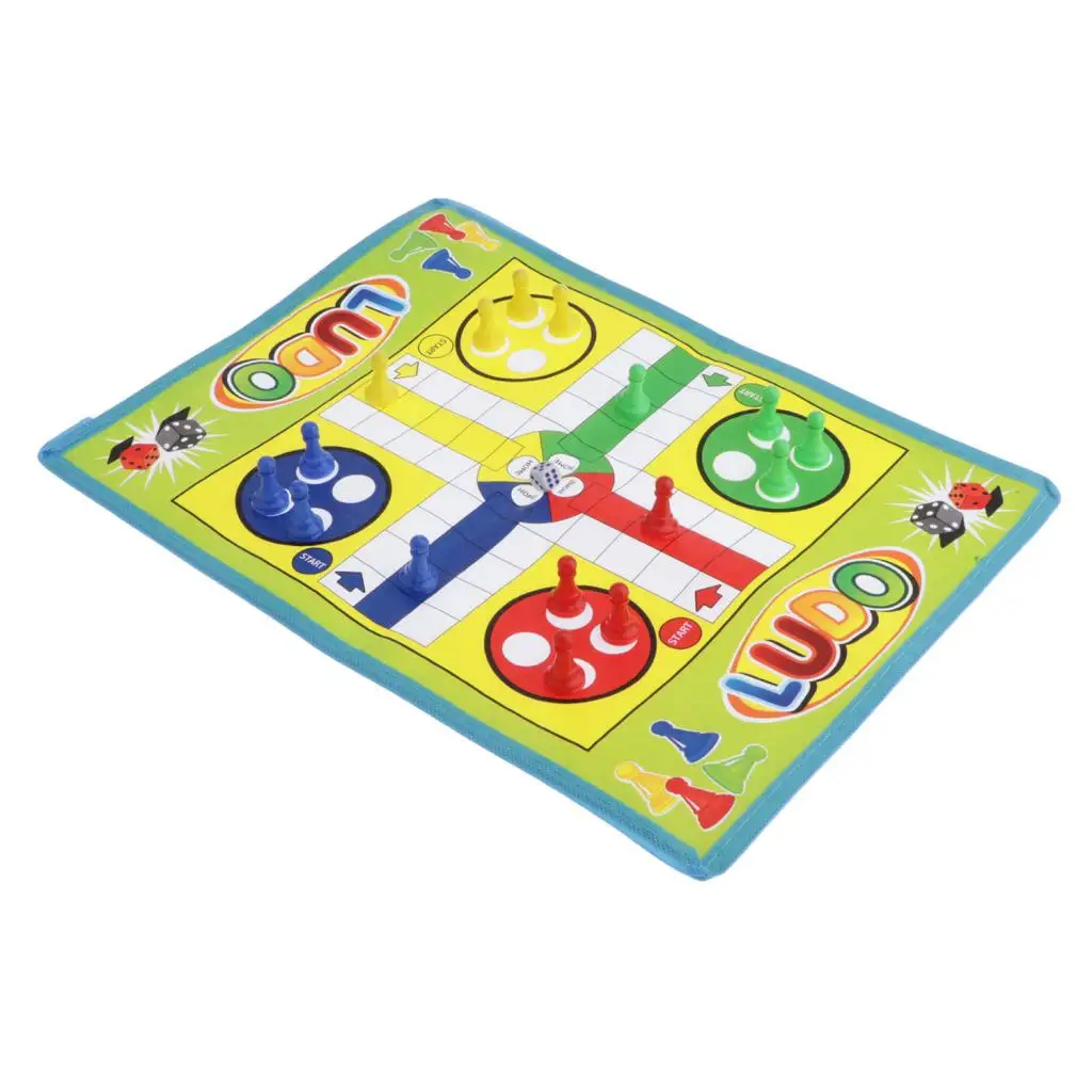 Flying Ludo Chess Game Folded Chessboard For Kids Parent Board | Спорт и развлечения