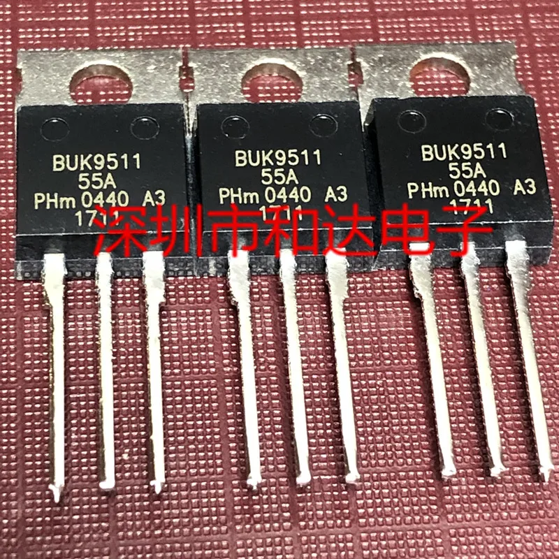 

5pcs BUK9511-55A TO-220 55V 75A