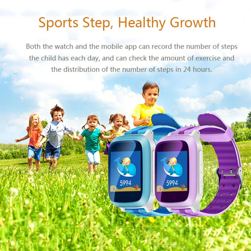 locator tracker color screen childrens smart watches ip67 waterproof phone bracelet supports sim card gps wifi sos calls free global shipping