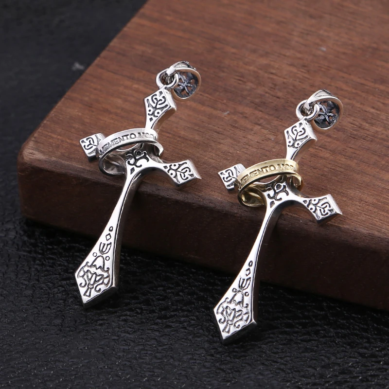 С подвеской в виде буквы чистый 925 стерлингового серебра винтажное ожерелье