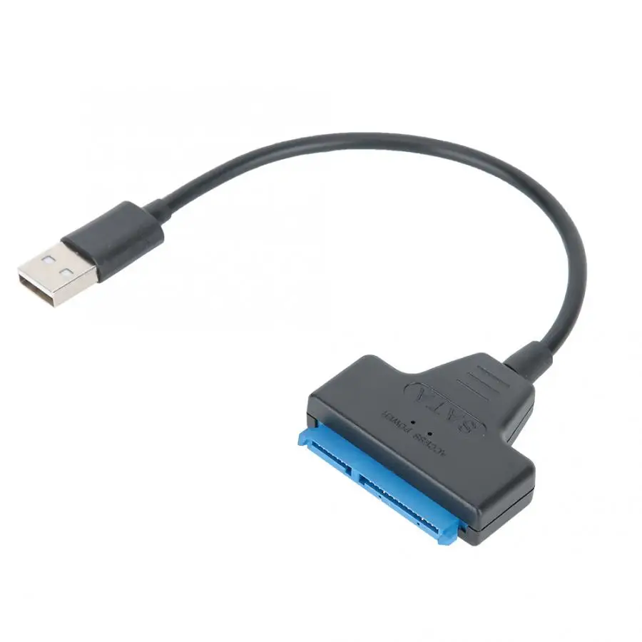 Adapter Converter Cable Black USB2.0 to 2.5in SATA/USB Interface Solid State Disk Accessories Computer |