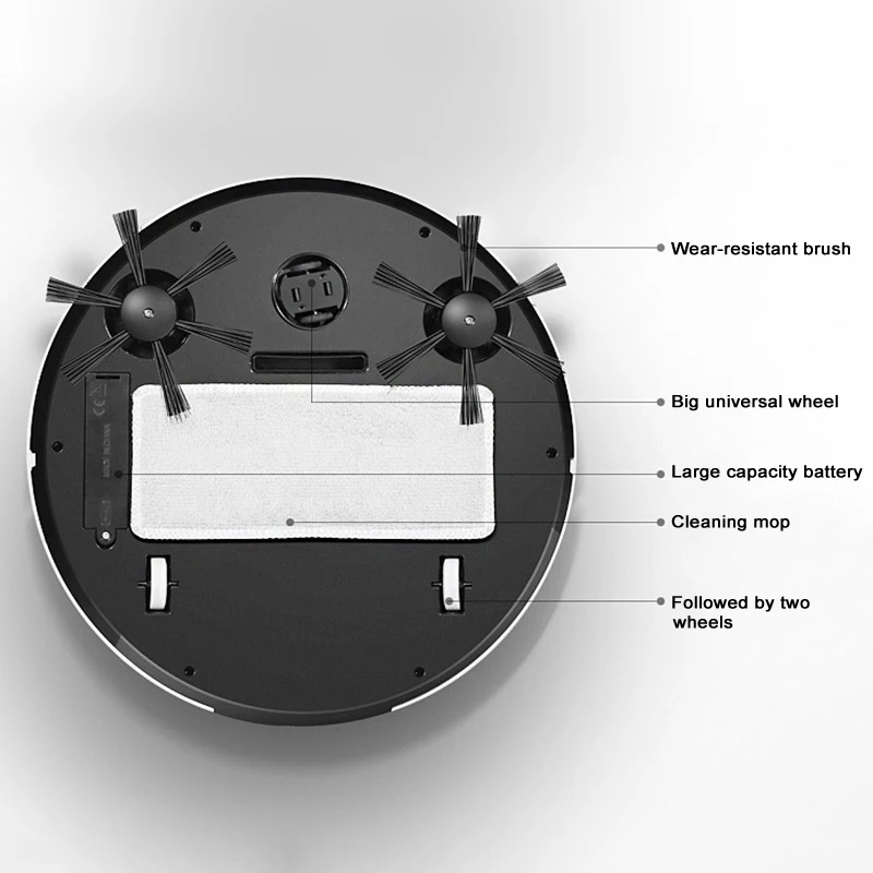 

Creative Automatic Sweeping Robot Vacuum Cleaner USB Charging Cordless Vaccum Clean Vacum Cleaner Wireless Robot Vaccum Robots