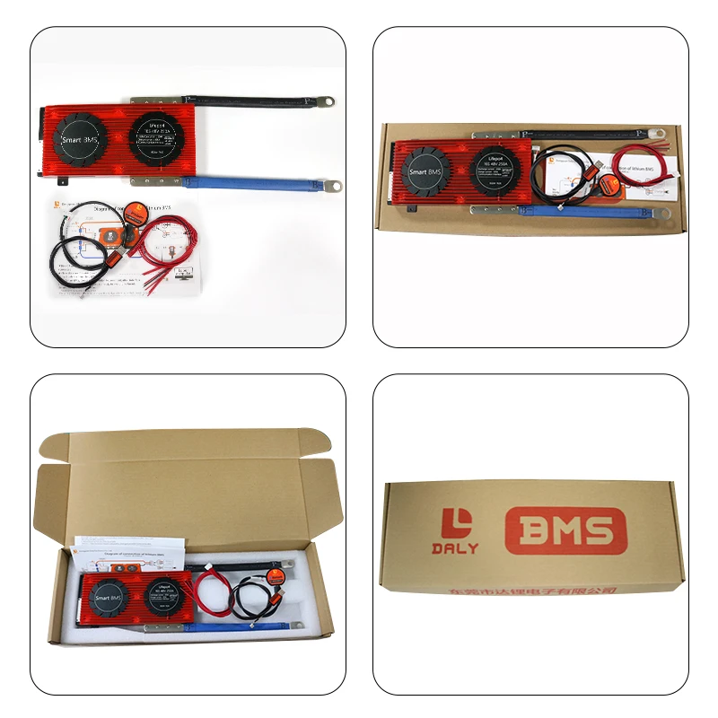 Daly smart bms LiFePO4 4S 100A 18650 3s 6s 7s 8s 10s 12s 13s 14s 1 20s 24s 12V 24V 36V 48V LTO Li-Ion 30a 40a 120a 200a 300a |