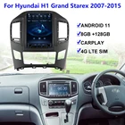 Автомобильный радиоприемник с экраном 9,7 дюйма Тесла, Магнитола 2din Android для Hyundai H1 Grand Starex 2007-2015, автомобильная стереосистема 128 Гб ПЗУ, GPS