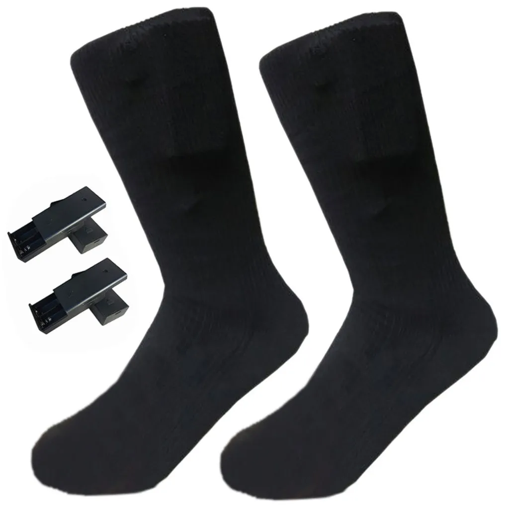

Cotton women socks Heated Socks Sports Skiing Socks Winter Foot Warmer Heating cycling socks #B20