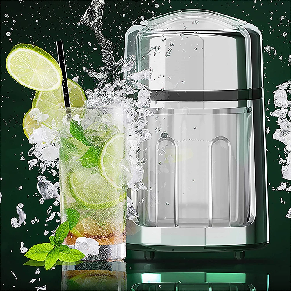 

Manual Ice Crusher Hand Crank Ice Grinder with Non-slip Base Portable Ice Chopper